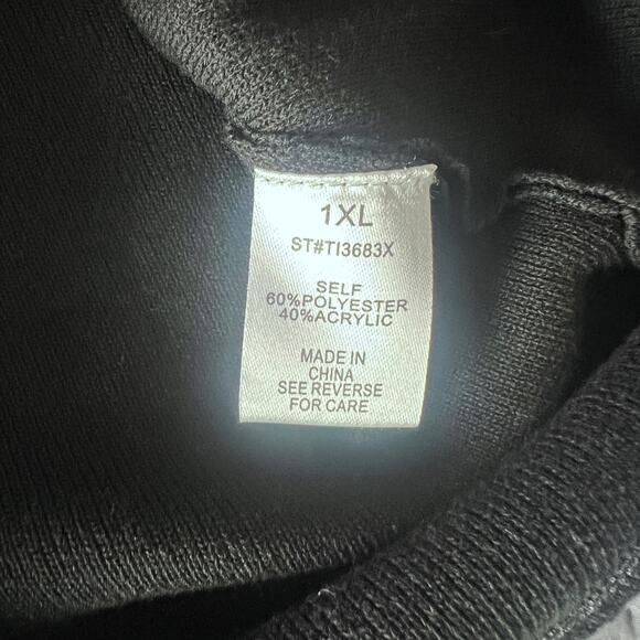 ✨Better Be Women’s Black One Shoulder Bodysuit Size 1XL Stretch NWT - Picture 9 of 9